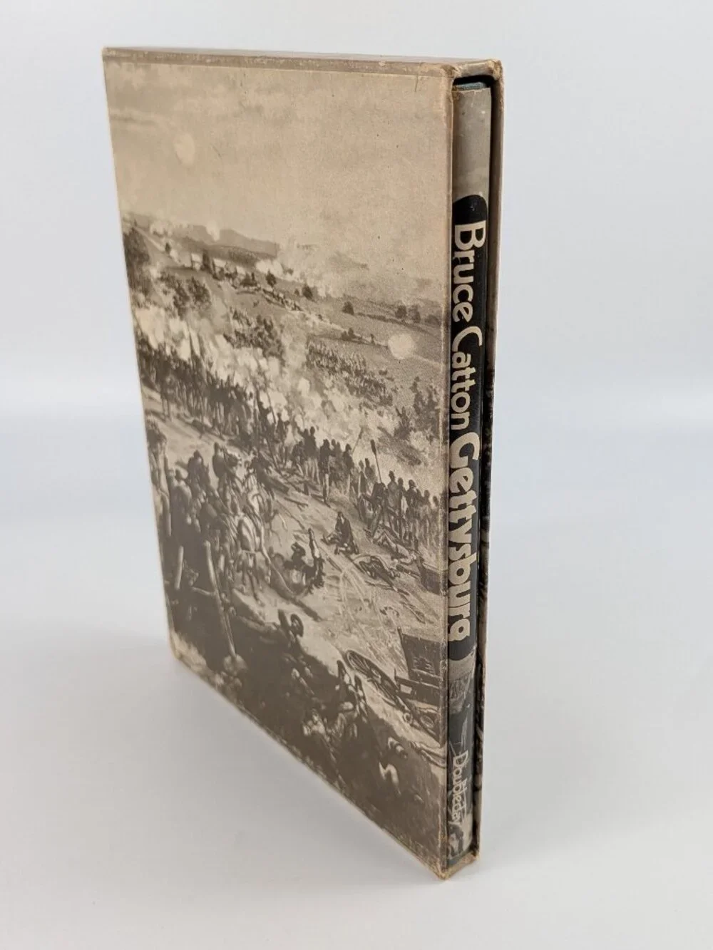 Gettysburg The Final Fury Bruce Cannon 1974 Hardcover Book Box Slip Cover